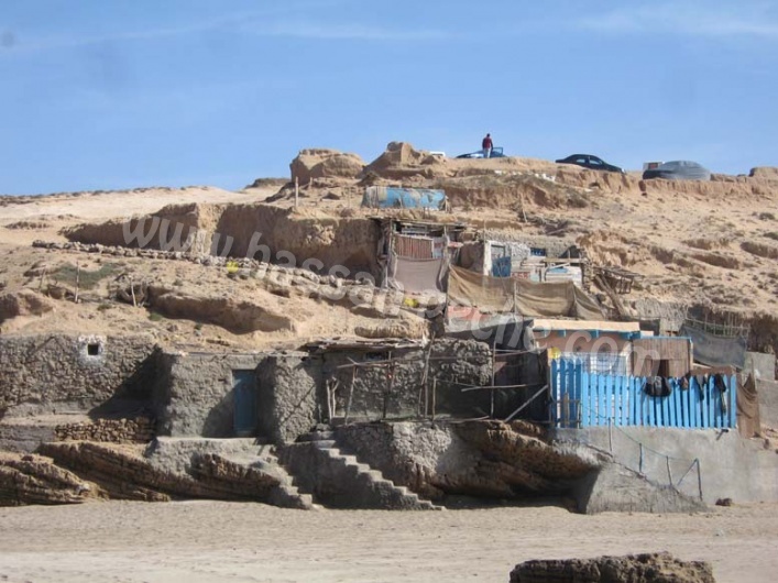 la plage de Sidi R'bat (Massa). 