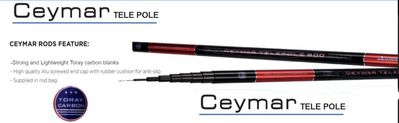 CANNE COUP TELESCOPIQUE OKUMA CEYMAR TELEPOLE 700