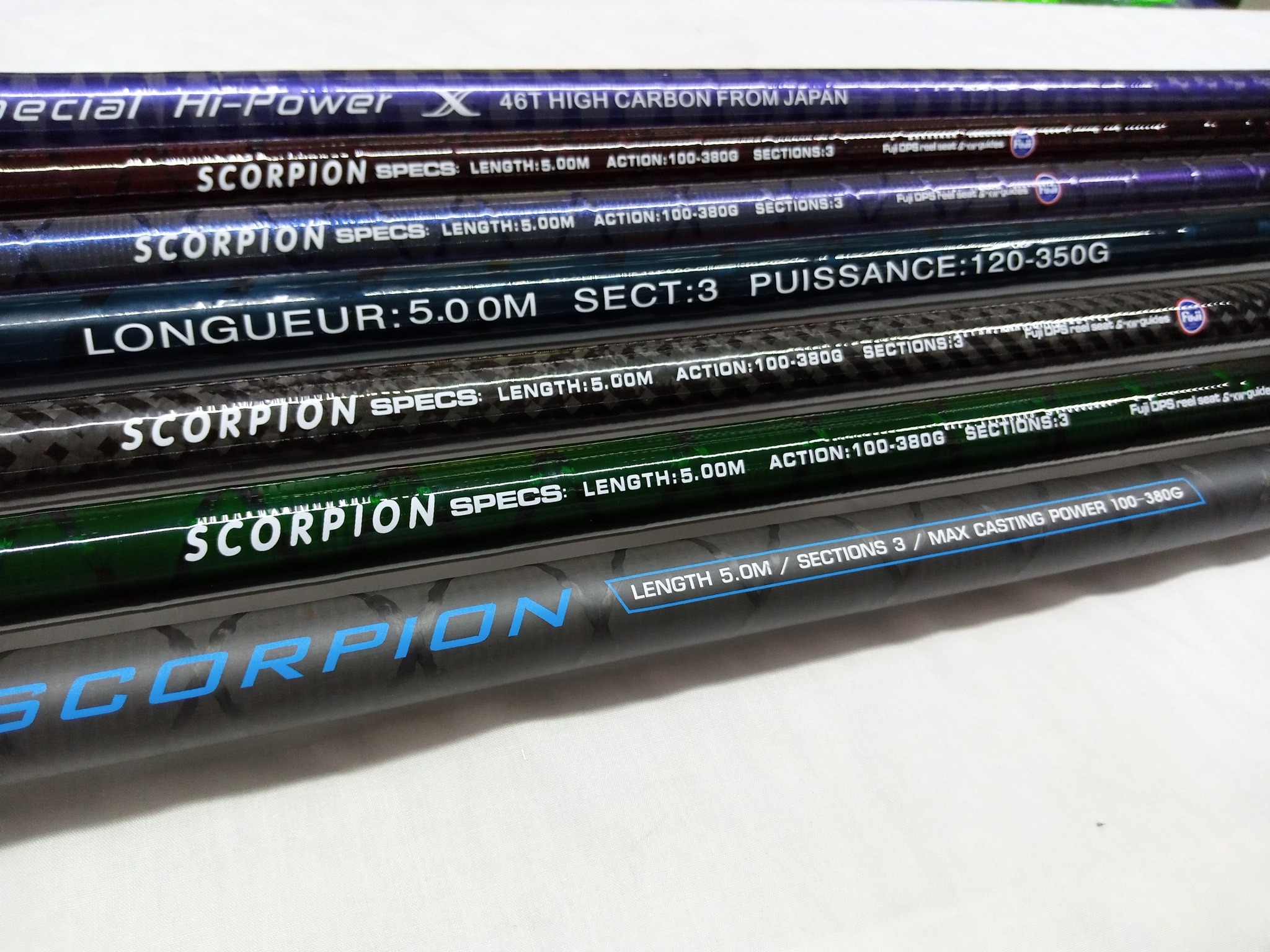 canne a péche scorpion surfcasting 5m.PRIX 1400 DH