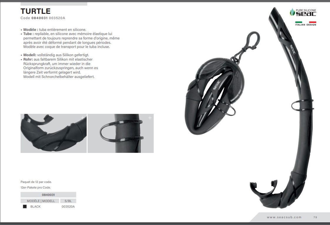 TUBA SEAC SUB TURTLE.prix 150 dh TUBA SEAC SUB TURTLE.prix 150 dh