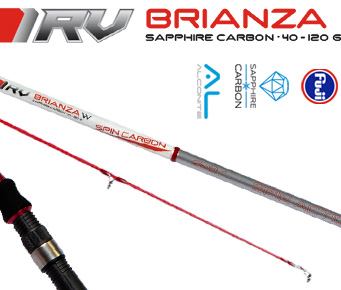 canne a peche spinning Brianza Renzo Valdieri 40-120 gr spin action sapphire carbon