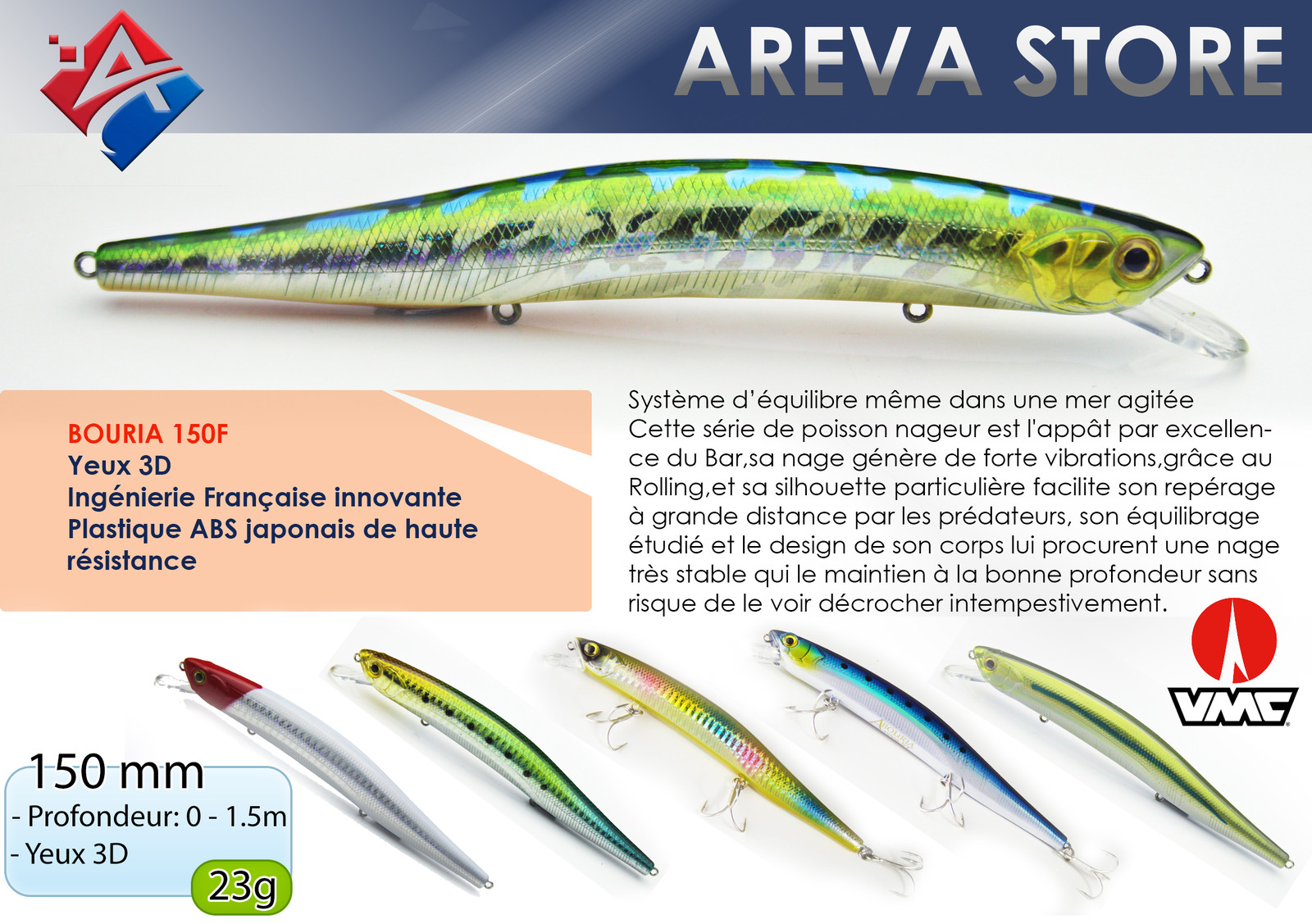 leurre Bouria 150f