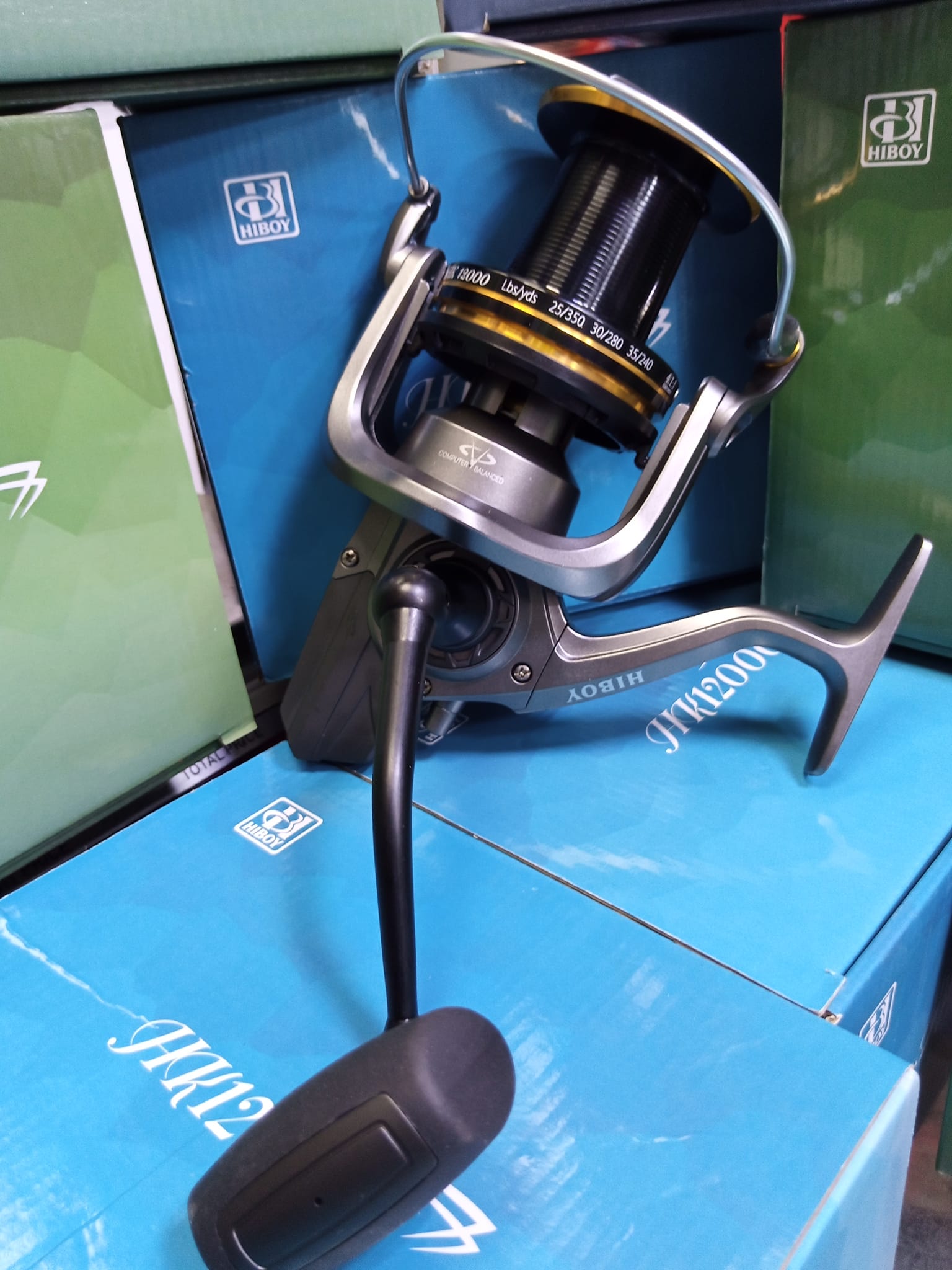 MOULINET SURFCASTING HIBOY HK12000. PRIX 400 DH