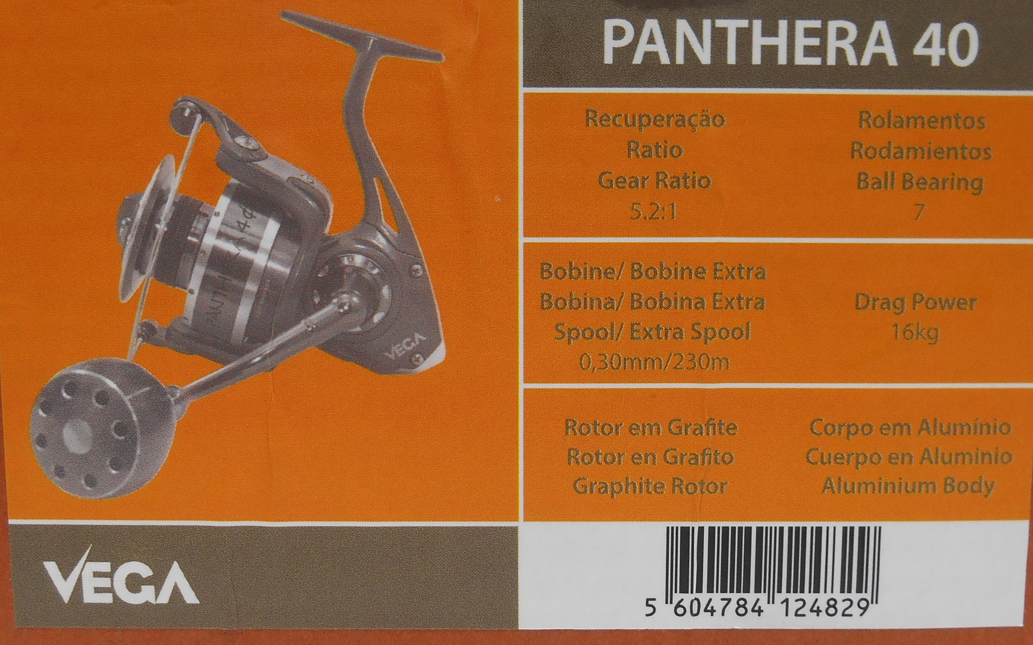 MOULINET SPINNING Vega Panthera 40 MOULINET SPINNING Vega Panthera 40