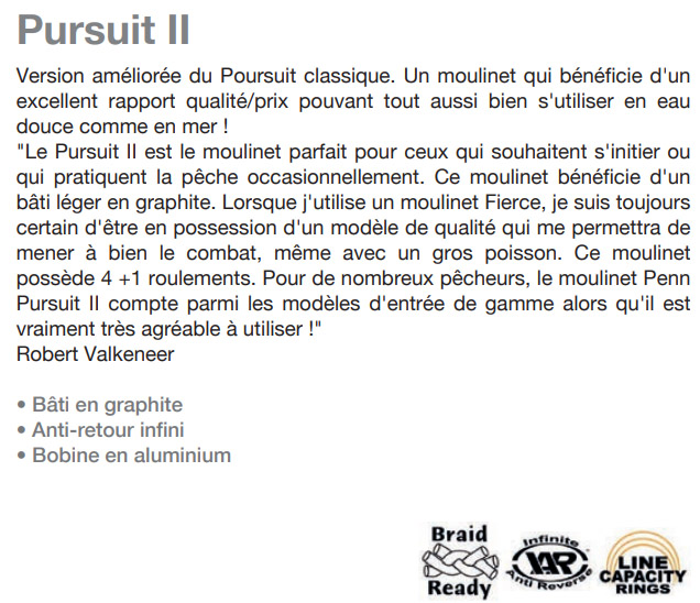 MOULINET PENN PURSUIT II 4000