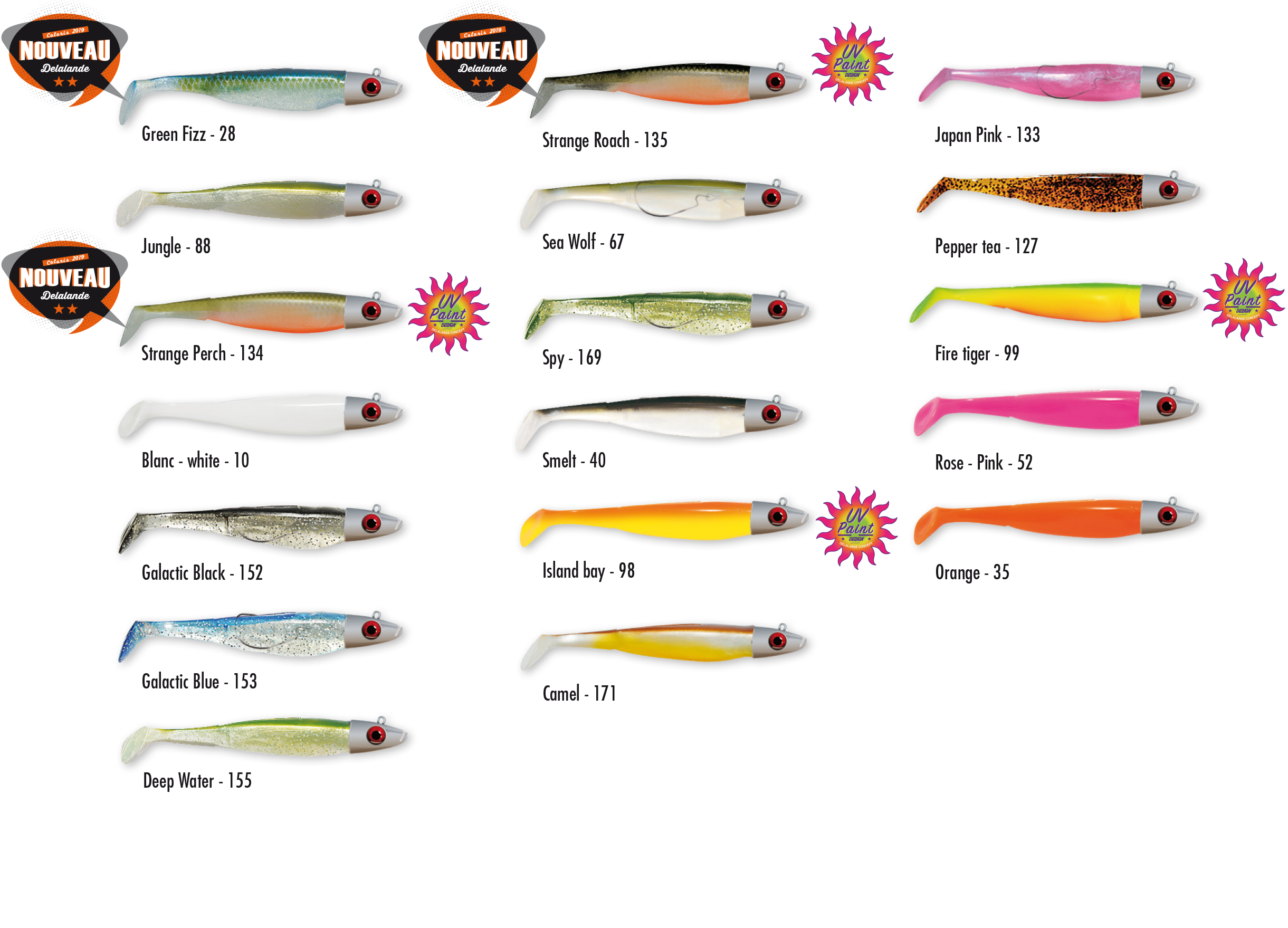 leurre souple swat shad  20g