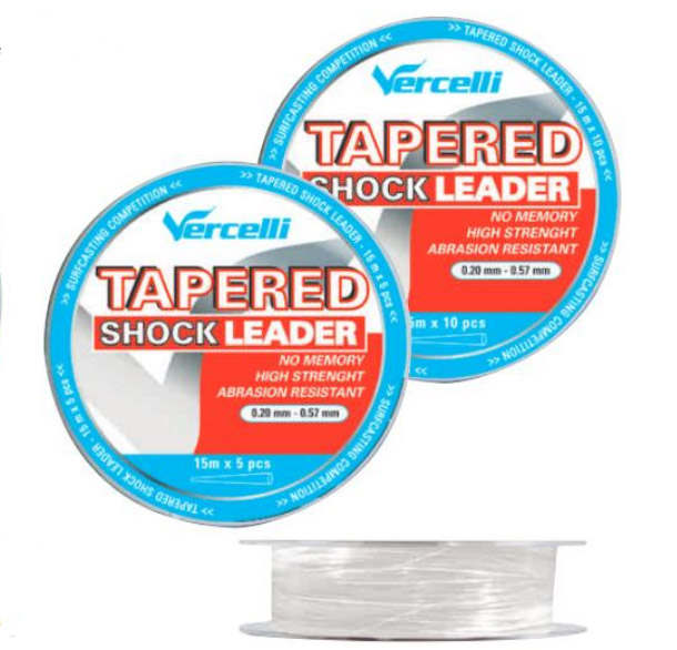 arraché surfcasting Vercelli Tapered Shock Leader