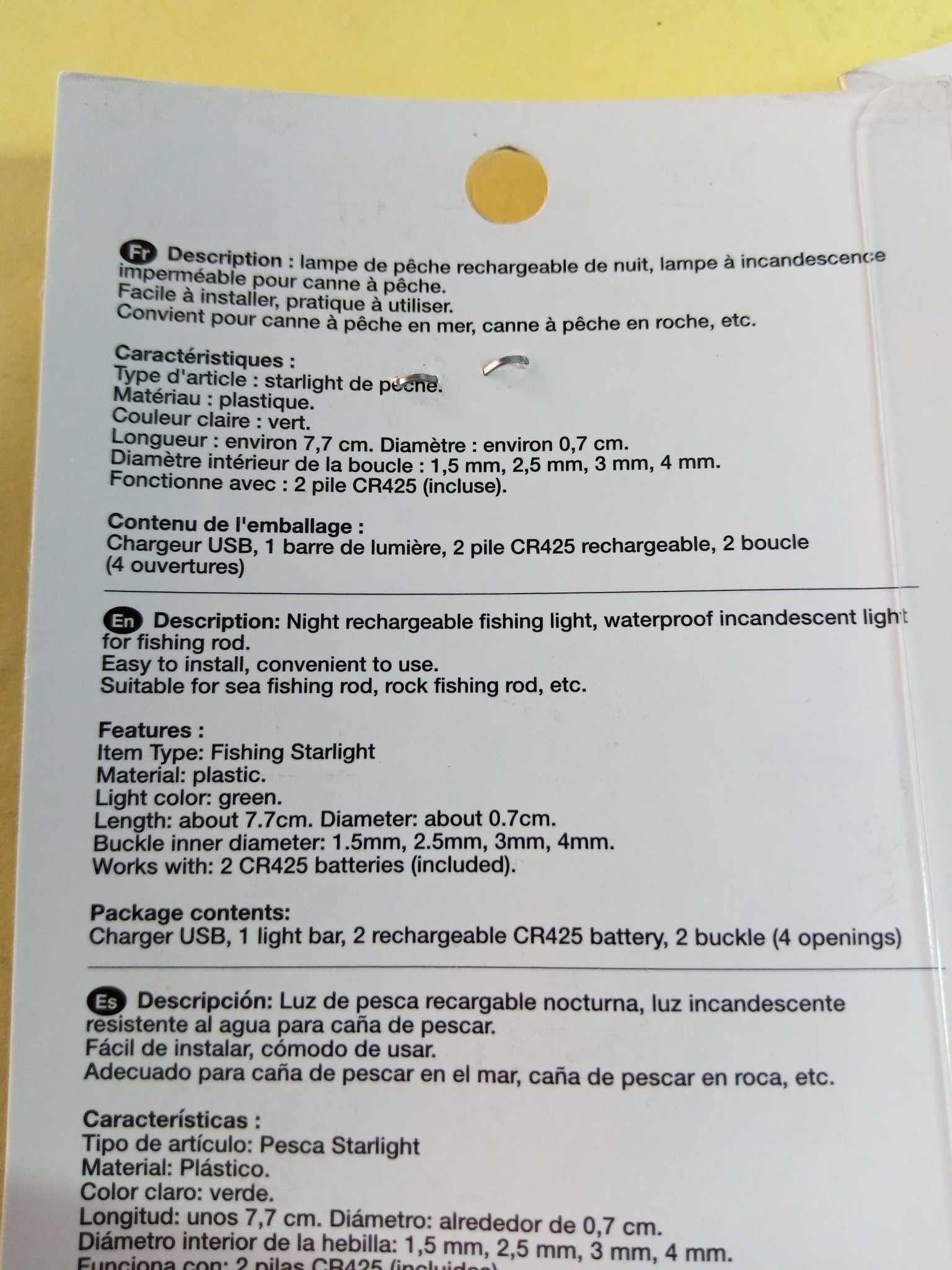 Alarme De Pêche Rechargeable