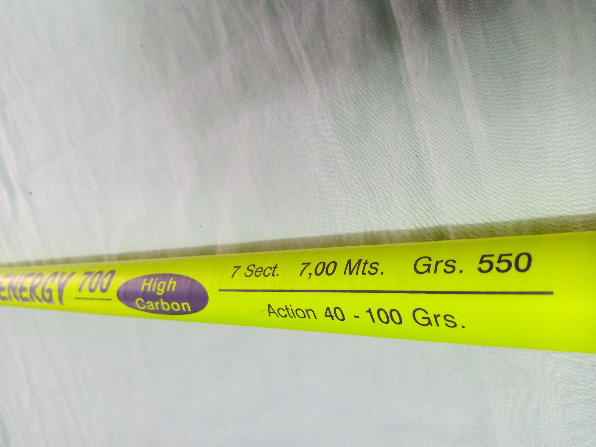 Canne a pêche pilota 7m grauvell energy carbone action 40-100g. PRIX 1950 DH