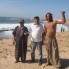 حسن بيش يتوسط احدى هواة صيد القصبة بمصيد تيفنيت 2012 