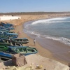 La plage de tifnit se au sud de agadir dans la route qui mène à tiznit
