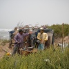 La plage de AGD AGOUN  5 kilomètres au sud de l'embouchure de l'oued Souss.