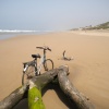 La plage de IGGIN SDIST   sud de l'embouchure de l'oued Souss.