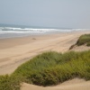 La plage de IGGIN SDIST    sud de l'embouchure de l'oued Souss.
