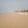 La plage de IGGIN SDIST  sud de l'embouchure de l'oued Souss.