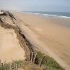 La plage de IGGIN SDIST AGD AGOUN  sud de l'embouchure de l'oued Souss. 