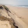 La plage de IGGIN SDIST AGD AGOUN  sud de l'embouchure de l'oued Souss. 