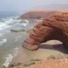  Plage Legzira à 10 km au nord sidi ifn